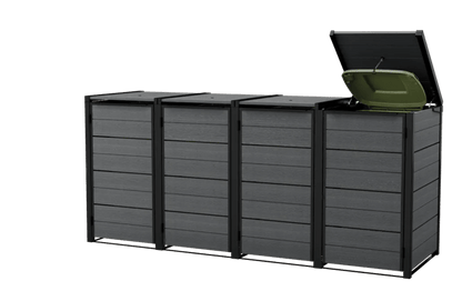 240L Bin Hideaway Extension - Grey